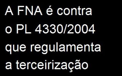 FNA convoca arquitetos e urbanistas para ato contra PL que regulamenta a terceirização