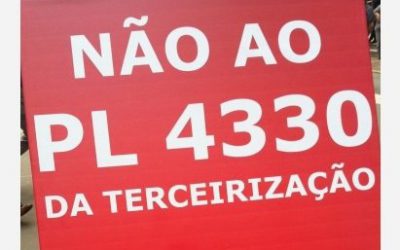 Dia de mobilização nacional em Brasília contra o PL da terceirização