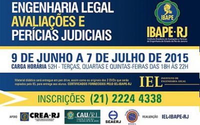 Curso de perícias do Ibape-RJ tem desconto para associados ao SARJ