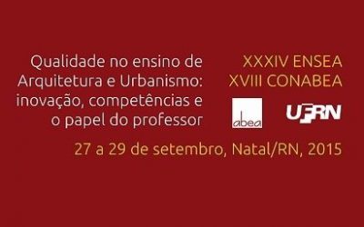 Abertas as inscrições para o 34º Encontro Nacional sobre Ensino de Arquitetura