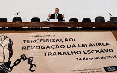 Terceirização nas atividades-fim é condenada em audiência da CDH