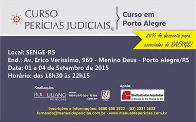 SAERGS firma convênio com curso de Perícias Judiciais