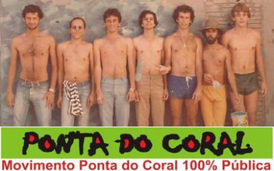 Ato marca os 35 anos em defesa da Ponta do Coral, em Florianópolis