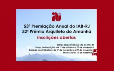 Inscrições abertas para a 53ª Premiação do IAB-RJ