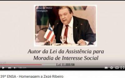 Confira o vídeo produzido pela FNA em homenagem a Zezéu Ribeiro