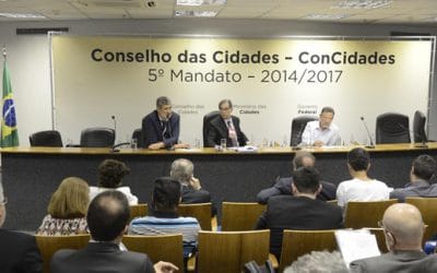 ConCidades debate saneamento básico no Brasil