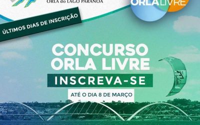 Inscrições para revitalização da Orla do Lago Paranoá se encerram hoje