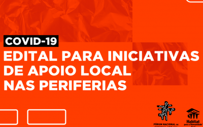 Edital para iniciativas de apoio local nas periferias tem resultado divulgado