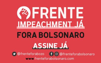 “Frente Fora, Bolsonaro” lança manifesto e coleta assinaturas on-line