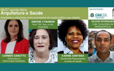 Novas Cidades 2021: primeiro debate ‘Arquitetura e Saúde’ é nesta quinta-feira