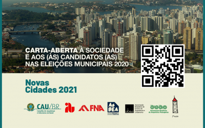 Entidades de Arquitetura e Urbanismo lançam Carta aos Candidatos às eleições municipais