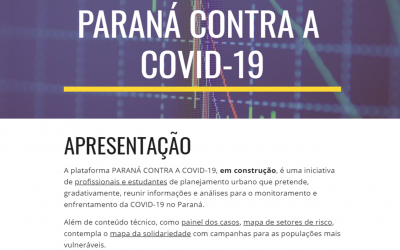 Pandemia é acompanhada de perto com Paraná Contra a Covid-19