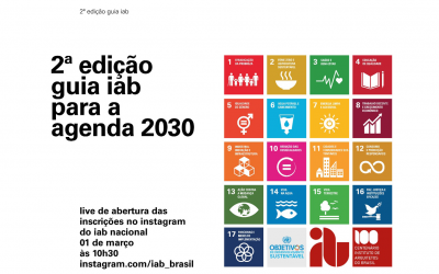 Inscrições para o 2ª Guia IAB para a Agenda 2030 começam em 1º de março