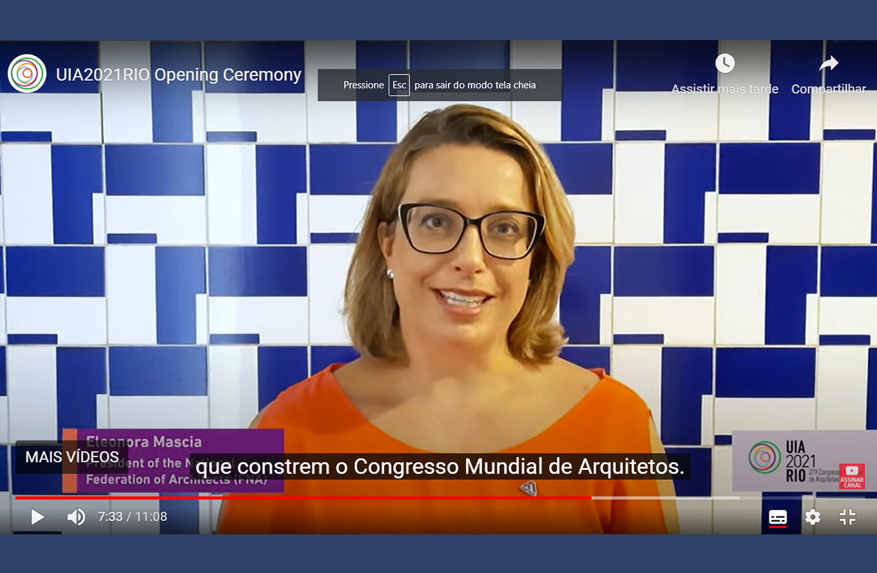 Semana Aberta UIA2021Rio inicia-se com debates que expõem os desafios das cidades