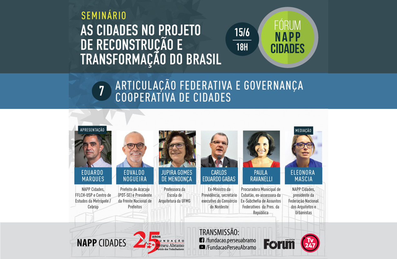 FNA participa de debate sobre articulação federativa e governança cooperativa