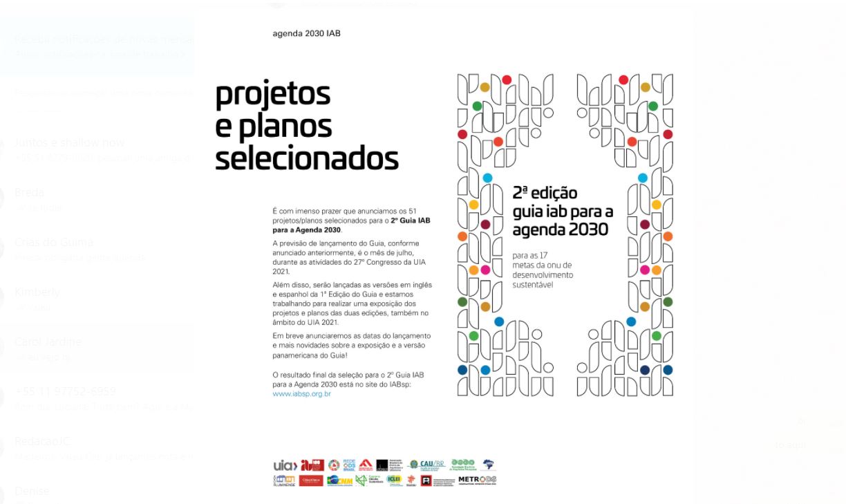 Divulgados projetos selecionados para o 2º Guia IAB para a Agenda 2030