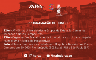 FNA promove maratona de lives na agenda do UIARio 2021 em junho