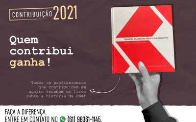 Até 31/08, arquitetos em dia com a contribuição ganham livro dos 40 anos da FNA