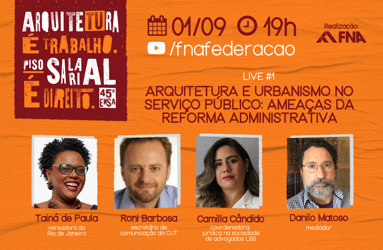 Debate preparatório para o 45º ENSA aborda Reforma Administrativa