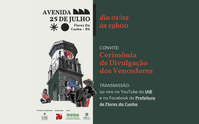 Anúncio de vencedor de Concurso Público acontecerá em evento on-line