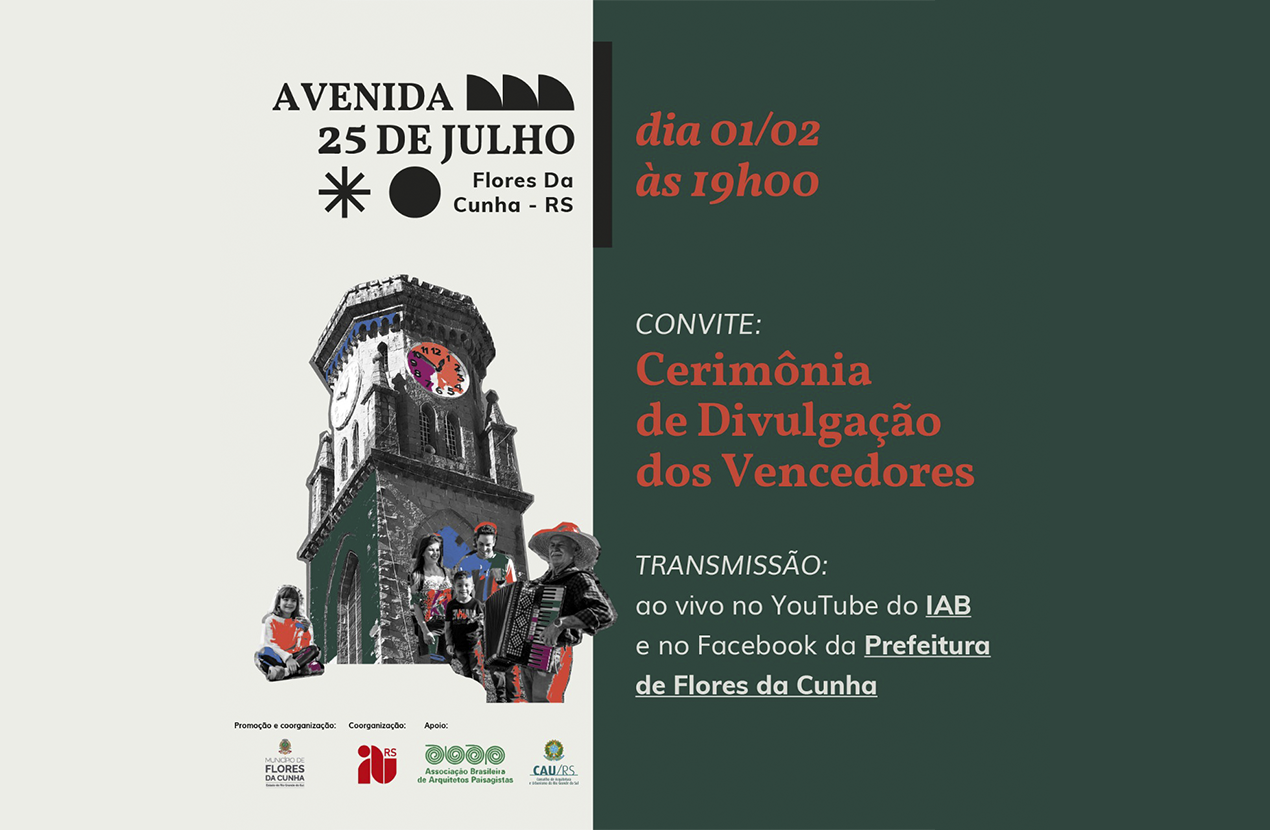 Anúncio de vencedor de Concurso Público acontecerá em evento on-line