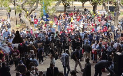 Manifestações e leitura de carta em defesa da democracia ocorrem em todo o Brasil