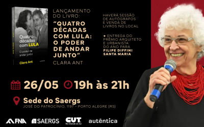 FNA e Saergs lançam livro de Clara Ant em Porto Alegre